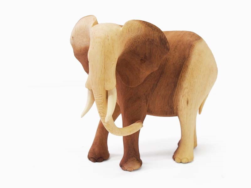 Carved Wood Elephant